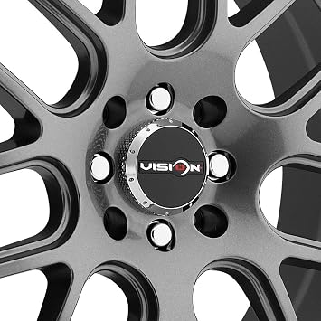 Vision 426 Cross II Gunmetal Wheel with Painted Finish (17x7.5/4x100mm)
