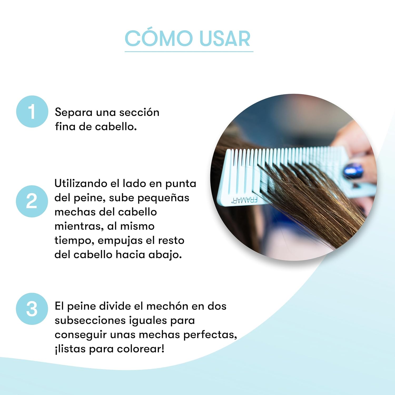 Framar Family Hair Color Brush Set - Framar Dreamweaver Highlight Comb Set