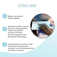 Vista 5 de Framar Family - Juego de pinceles para color de cabello - FRAMAR Dreamweaver Highlight Comb Set