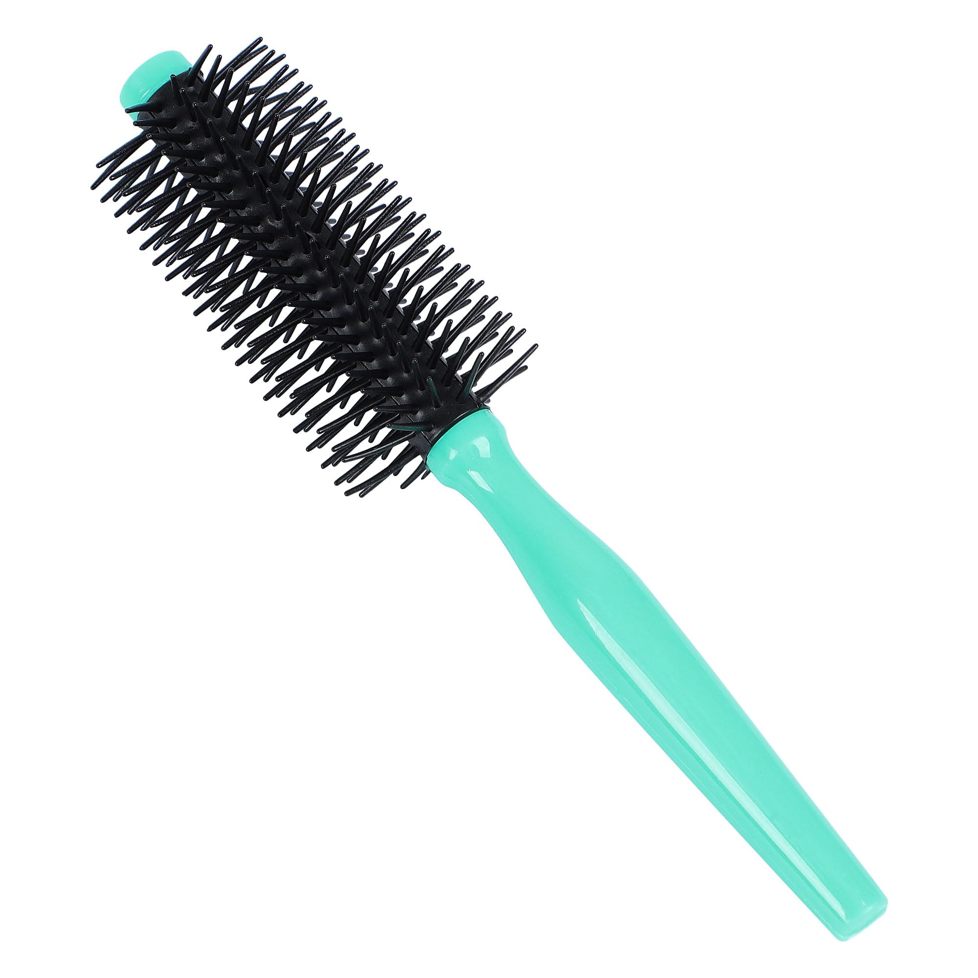 Uxcell Professional Styling Round Brush, Wet Detangling Teezer Brush, Salon Plastic Curling Bristle Handle