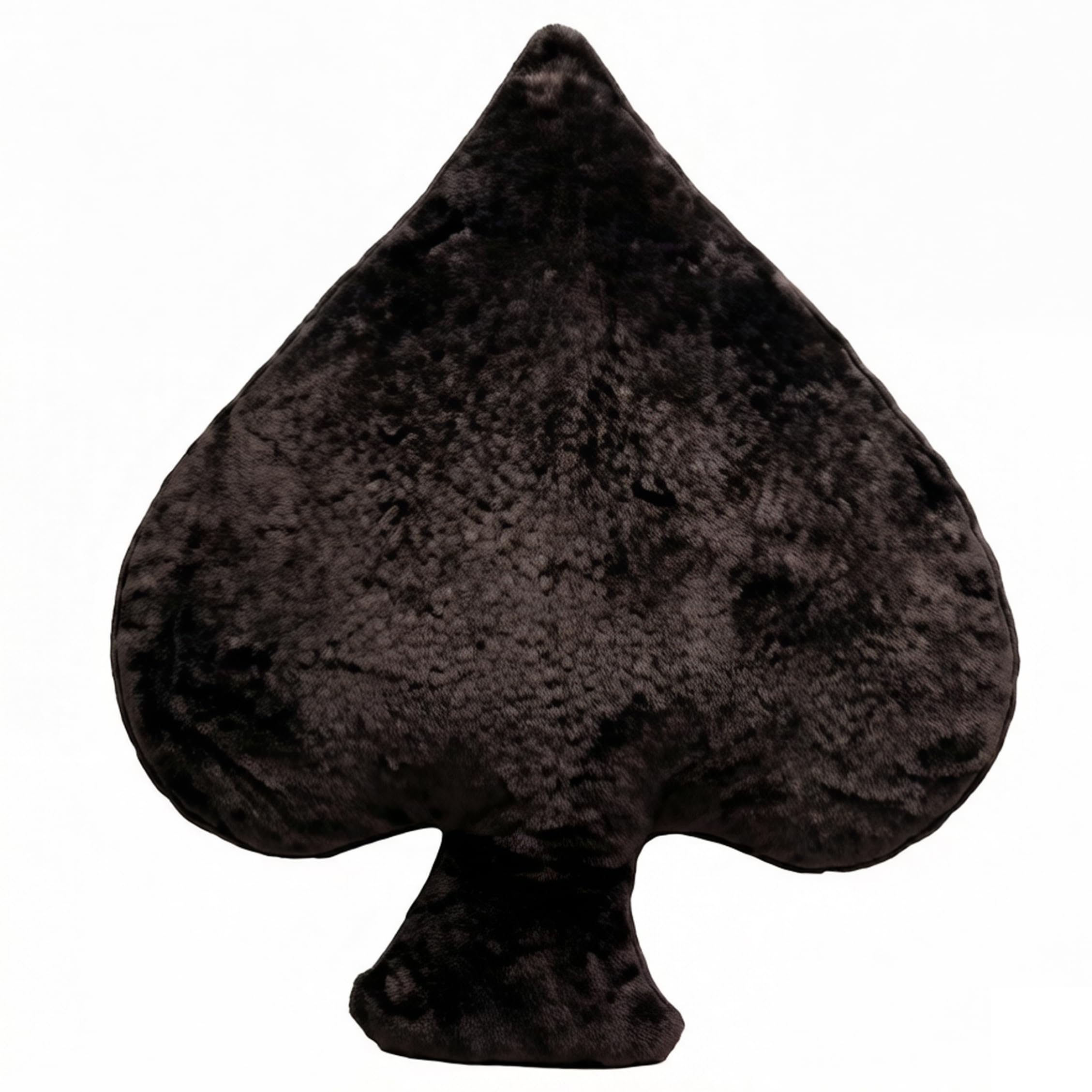 Décor casino doux et grand coussin diamant de poker