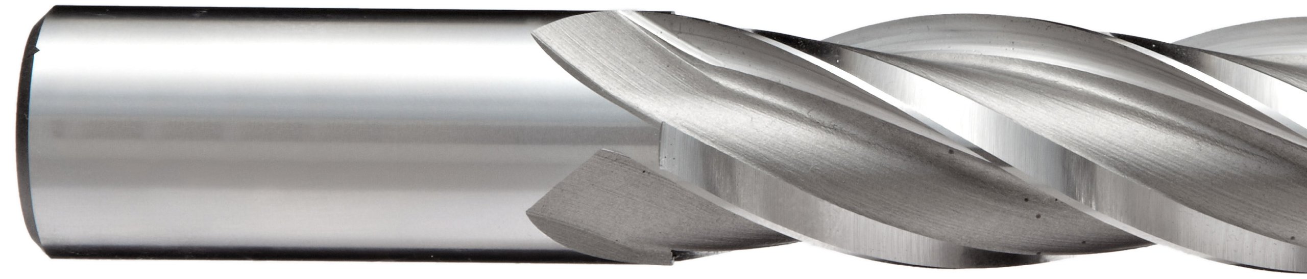 YG-1 Cobalt Steel Square Nose End Mill - 3 Flutes, 1/8" Cutting Diameter, Long Length, Weldon Shank - View #7