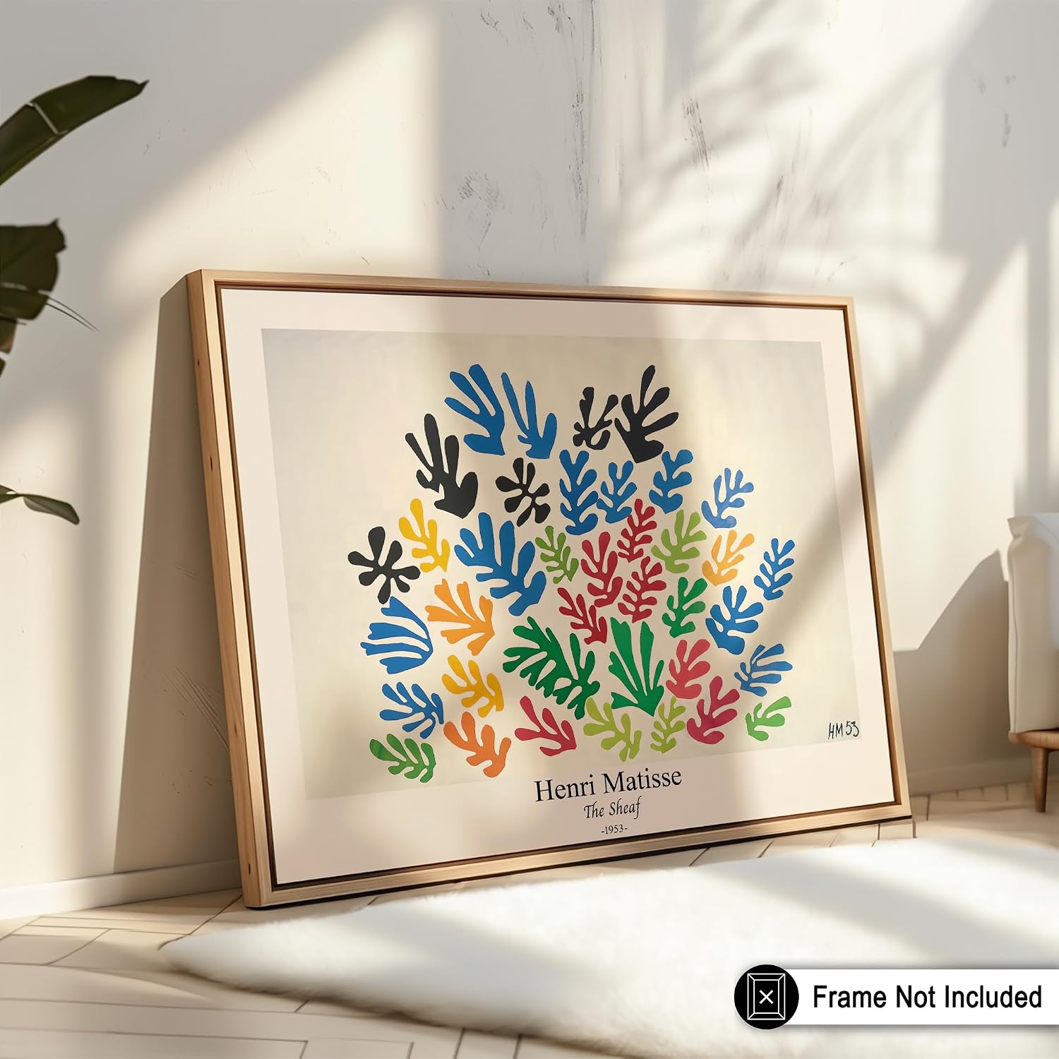 Poster Master Vintage Henri Matisse Poster - Retro The Sheaf Print - Fauvism Art - Classic Painting - Aesthetic Illustration - Colorful Office or Living Room Wall Decor - 8x10 UNFRAMED Wall Decor