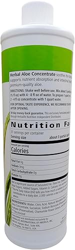 Miniatura 2 de Herbalife Concentrado de Aloe Pinta Sabor Mandarina 16 FL Oz (473 ml) para la Salud Digestiva con Aloe de Calidad Premium, Sin Gluten, 0 Calorías, 0