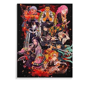 鬼が島　絵画　芸術　飾り　インテリア Amazon.co.jp: アートパネル 背景絵画 鬼若丸の鯉退治 歌川国芳