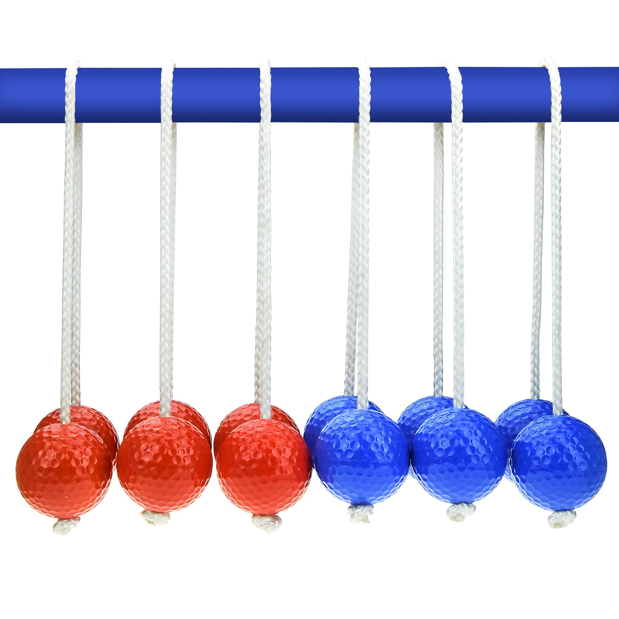 NodNod Ladder Golf Balls Ladder Toss - Premium Replacement Ladder Toss Balls Set, Soft Rubber Bolas with Nylon Rope for Ladder Ball Game, Indoor & Outdoor Play
