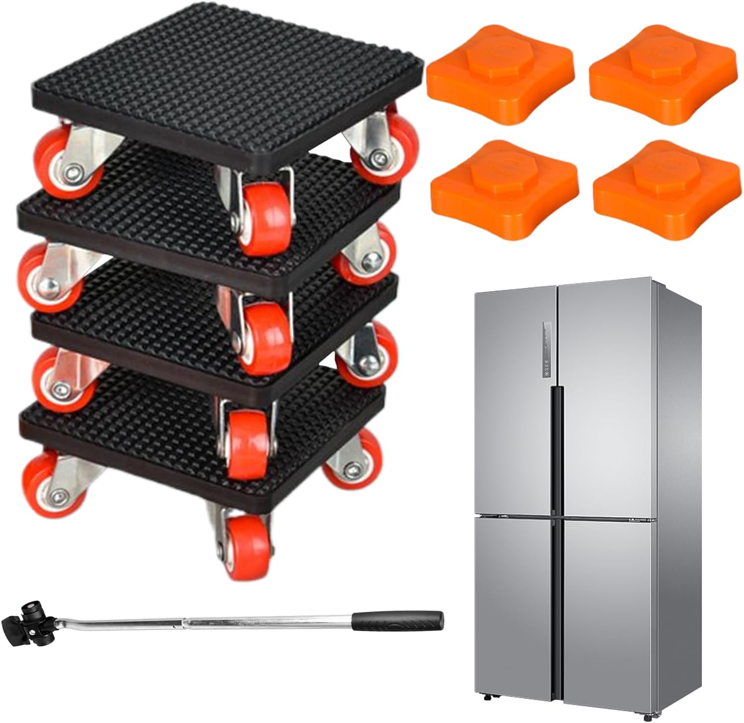 Furniture Movers | Heavy Duty Portable Sliders - Furniture Lifter for Moving Appliance,for Fridge Washing Machine Sofa Mattresses Cabinet Bed Desk Piano