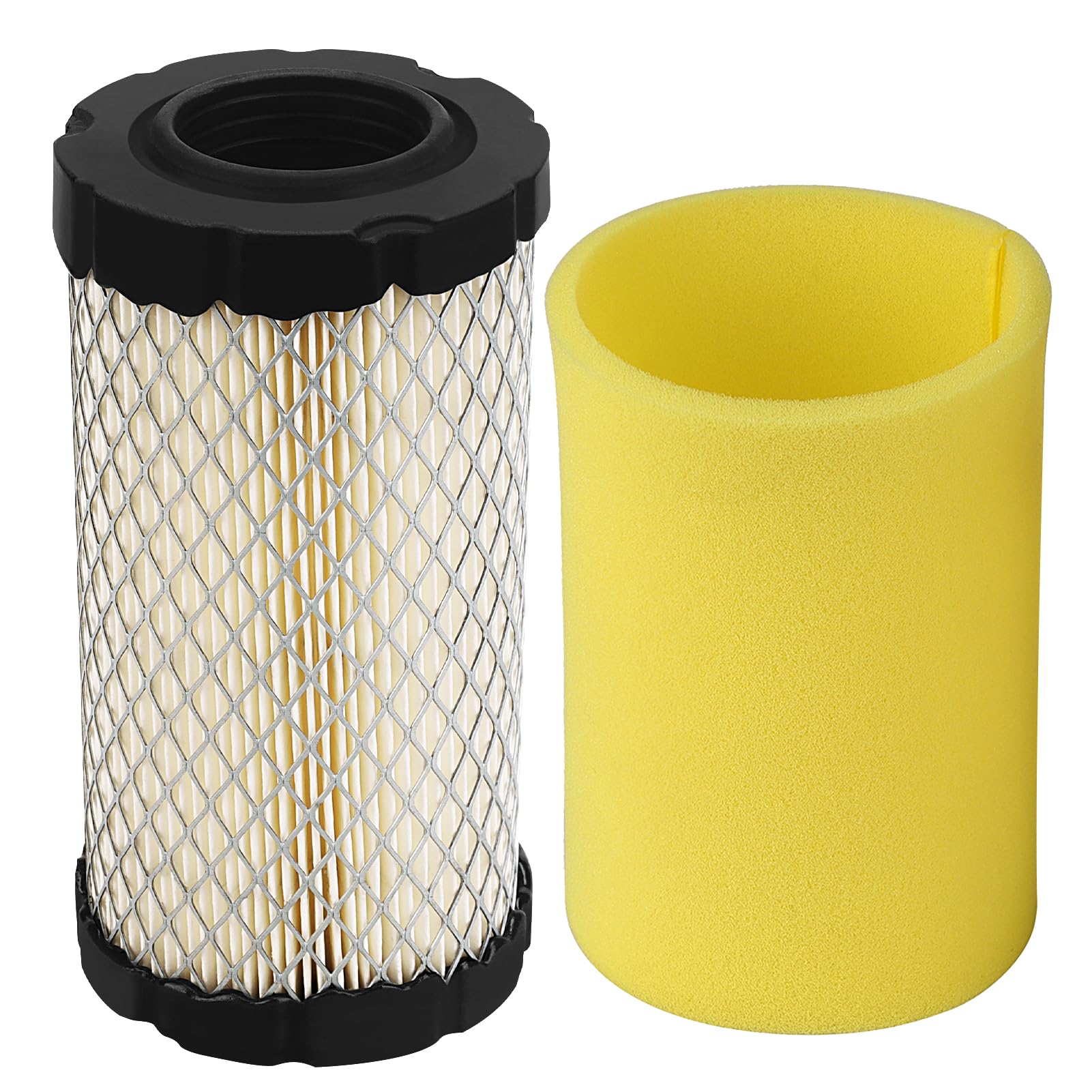 793569 793685 Air Filter for B&S 793569 4241 5415 331777 31Q777 for John Deere GY21055 MIU11511 LA125 LA115 for Craftsman YT3000 LT2000 for Husqvarna 591334 Rotary 12673 Lawn Mower Tractor