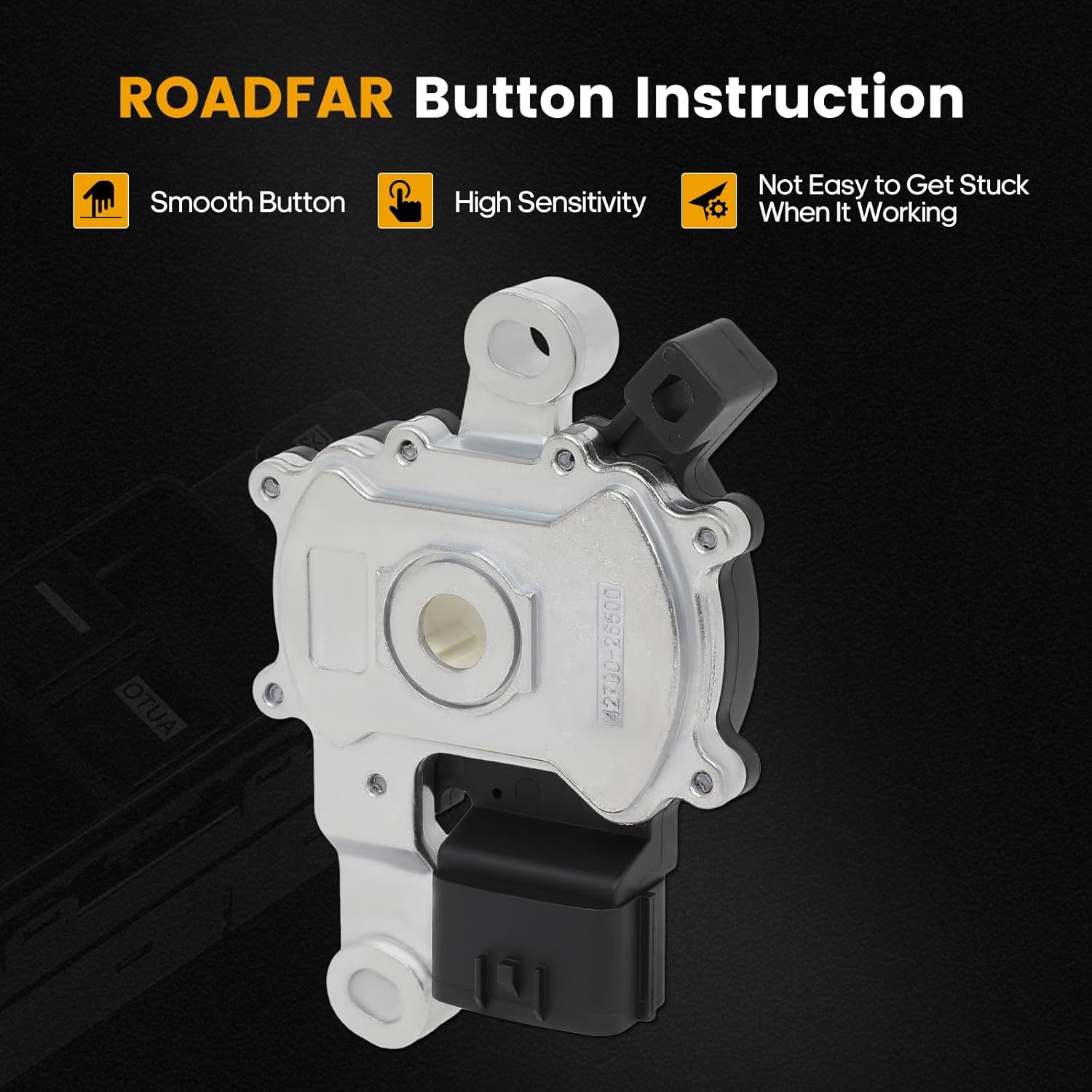 ROADFAR Neutral Safety Switch Fits 2011-2019 For Hyundai & 2010-2019 For Kia Series Transmission Neutral Switch Replaces 42700-26500