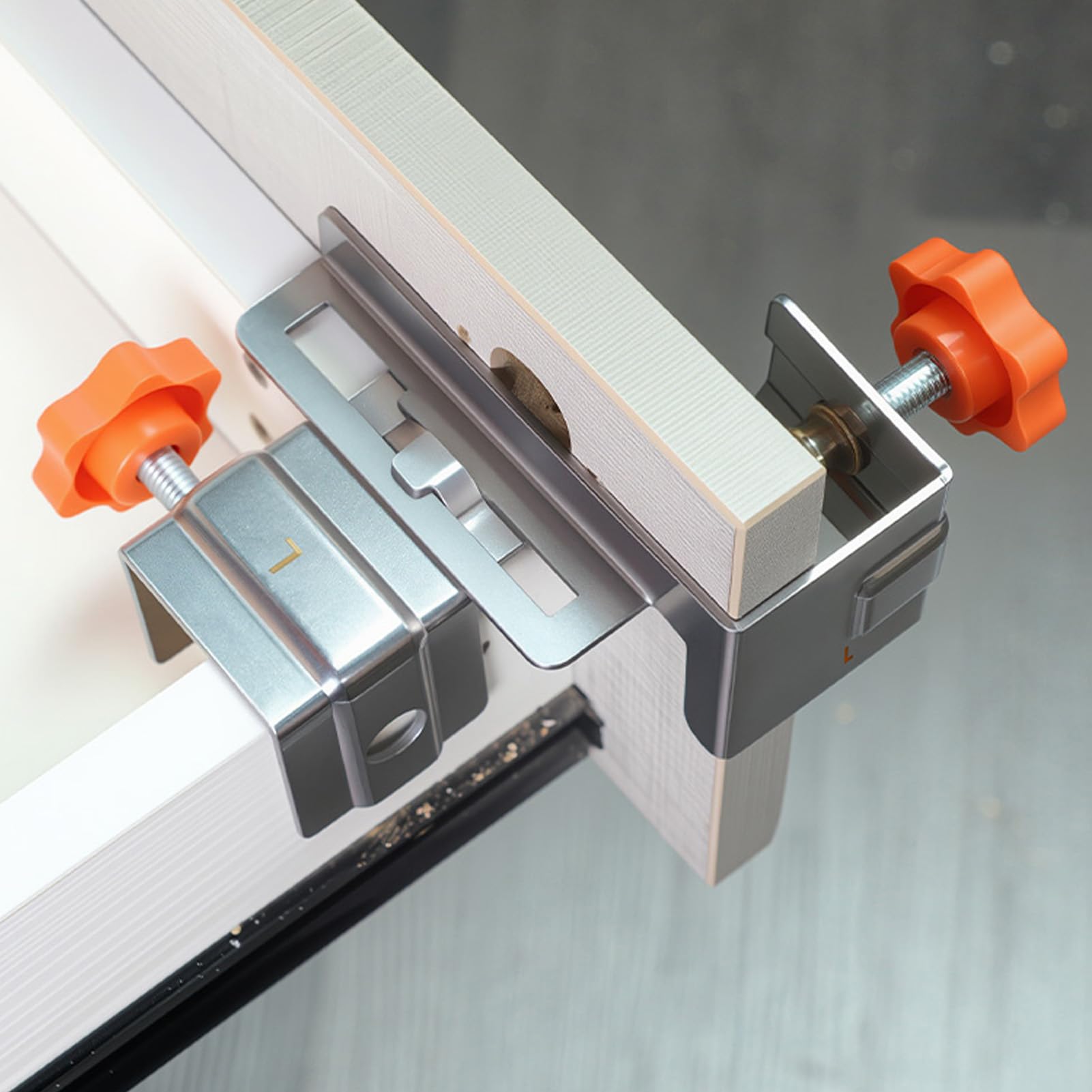 Abrazadera de Fijación para Panel de Cajón Grande, Accesorio de Montaje Ajustable de Acero Inoxidable para Instalaciones, para Carpinteros y Ebanistas