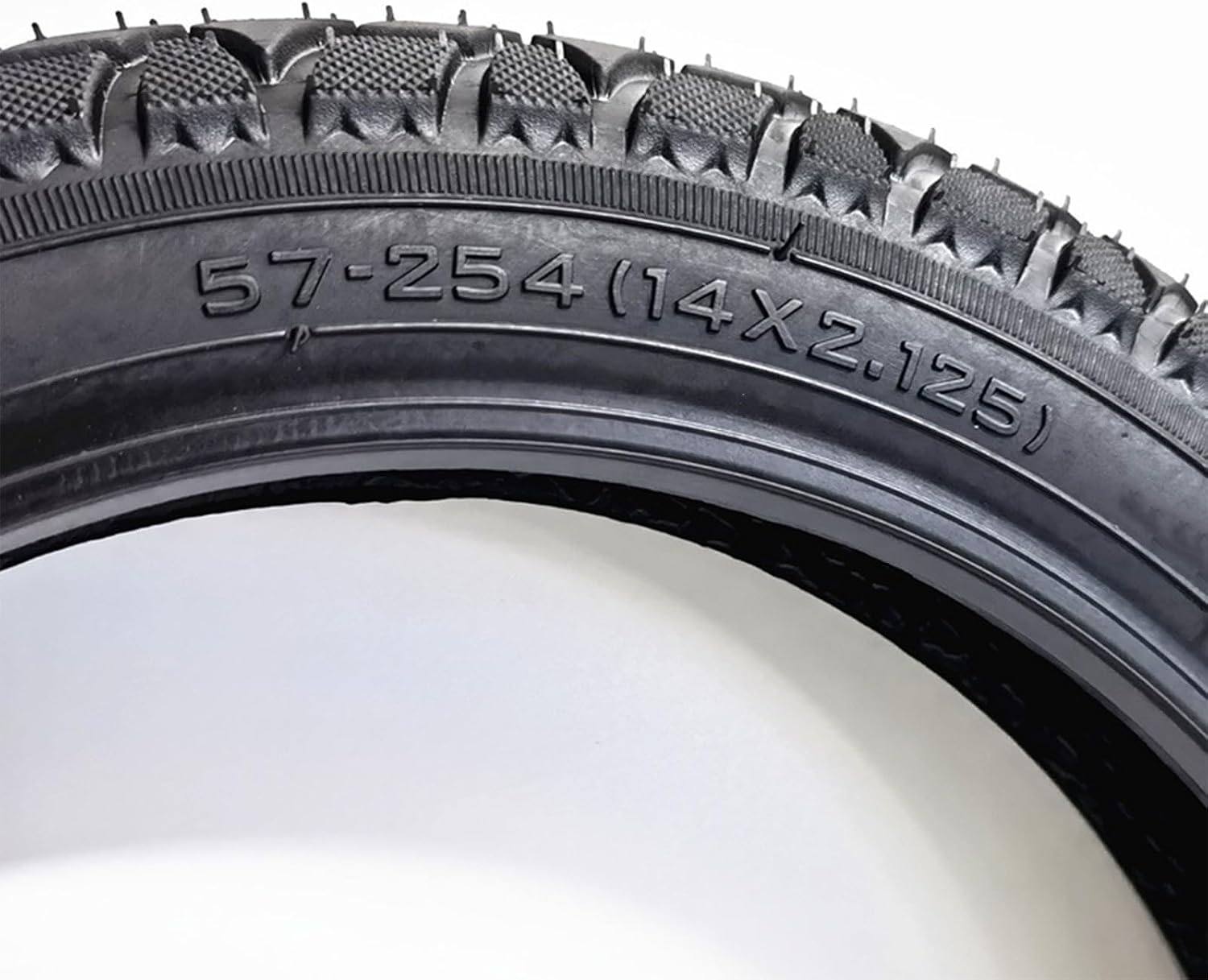 Electric Scooter Tire, 14"" 14x2.125(57-254) Thickened Anti-skid Wear-resistant Vacuum Tire, for Electric Scooter/Motorcycle Tire Replacement Parts