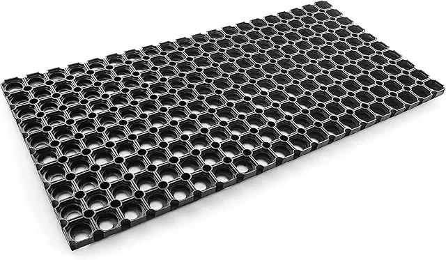 Zerbino Esterno Drenante in Gomma Dura Antiscivolo 40x60cm