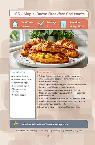 Miniatura 4 de Air Fryer Cookbook for the Lazy Gourmet A Full-Color Guide with Easy, Tasty & Budget-Friendly Recipes for Everyday Cooking