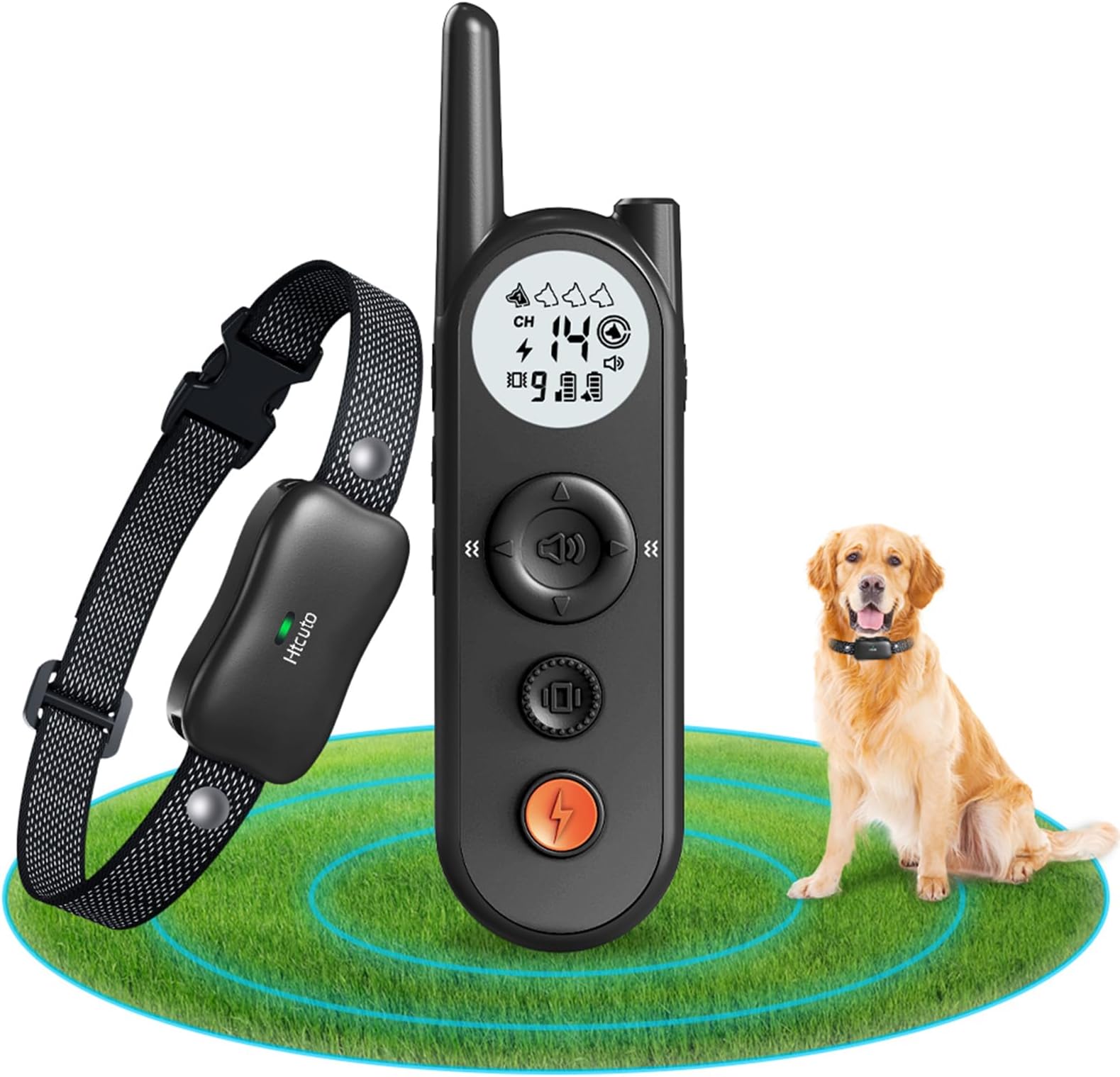 Htcuto Wireless Dog Fence, 6100 FT Electric Dog Fence with