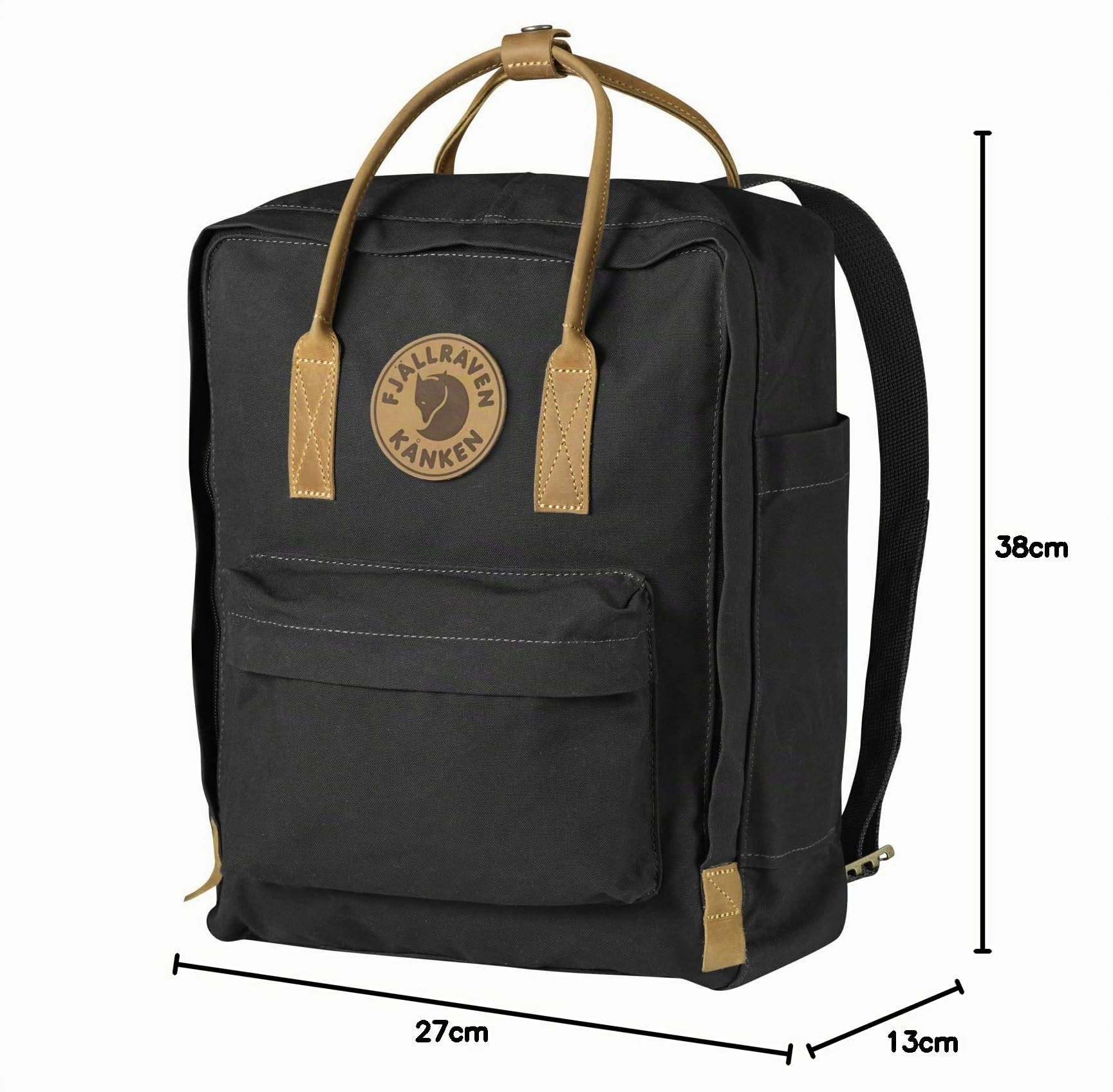 Fjällräven Rucksack Freizeitrucksack Kånken No. 2 16L Black schwarz