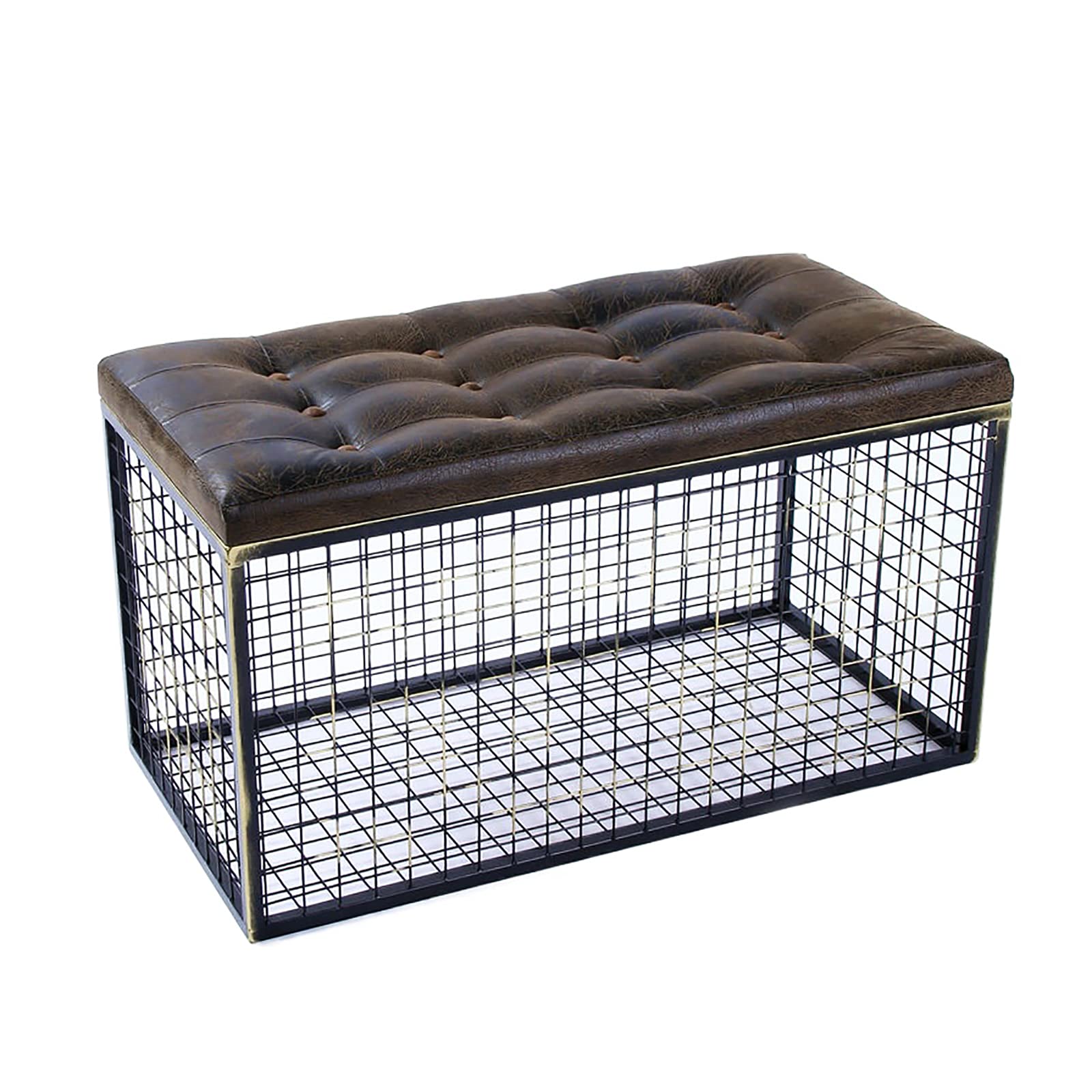 Banc ottoman de rangement pour ranger les jouets et désencombrer le salon