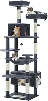 PAWZ Road 184 cm macskakaparófa hálóval, 7 szizál oszloppal, barlang és kosarral 1