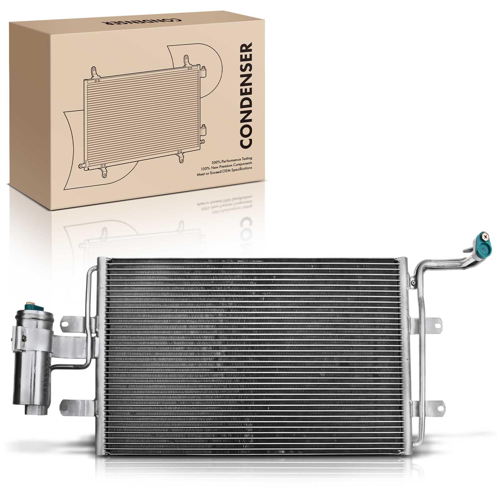 Frankberg Kondensator Klimaanlage Kompatibel mit A3 8L1 1996-2003 TT 8N3 8N9 1998-2006 Leon 1M1 1999-2006 O.c.t.a.v.i.a 1U2 1U5 1998-2010 B.o.r.a 1J2 1J6 1998-2013 Replace# 1J0820413B