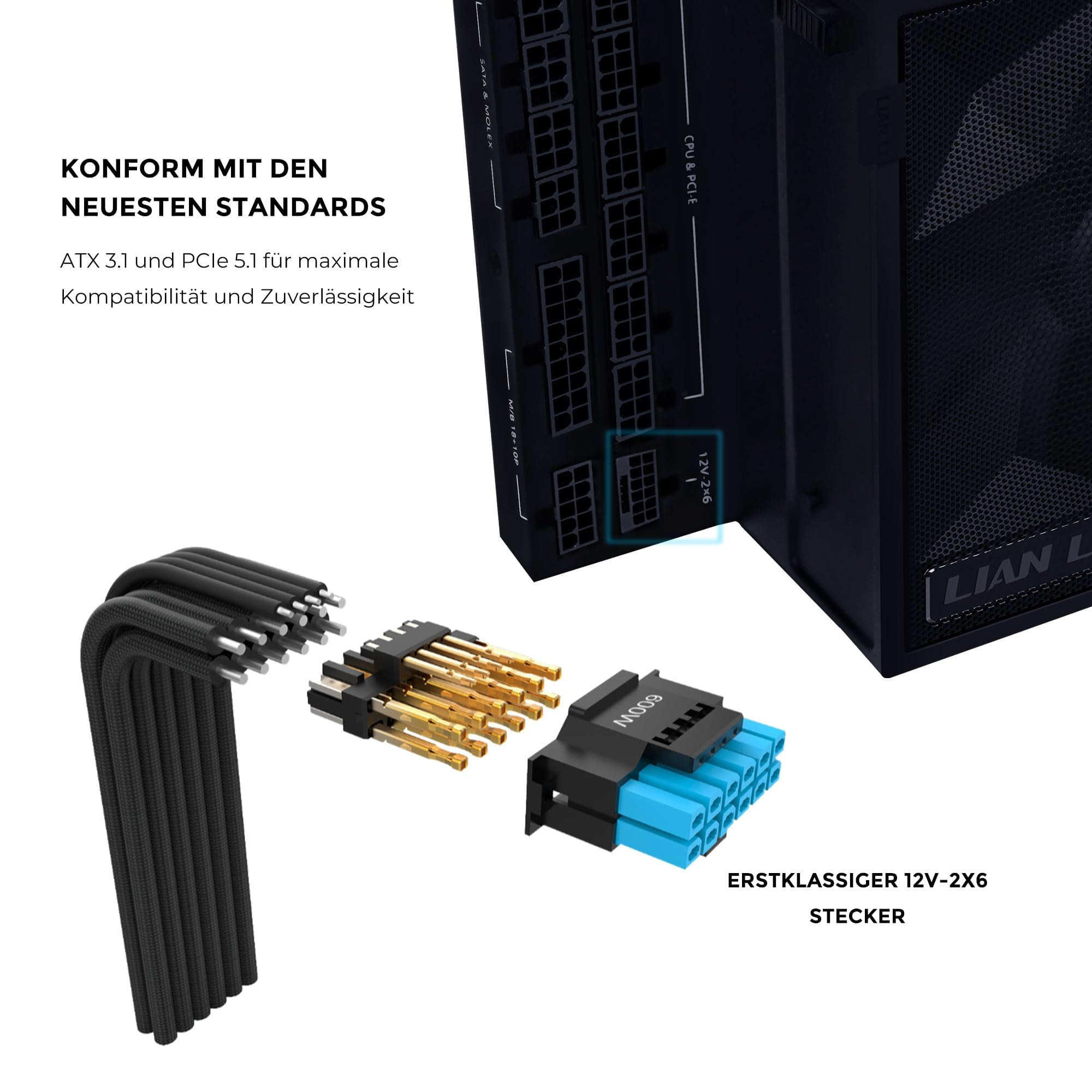 Amazon.com: Lian Li Edge Gold 850W 80 Plus Gold Black Full