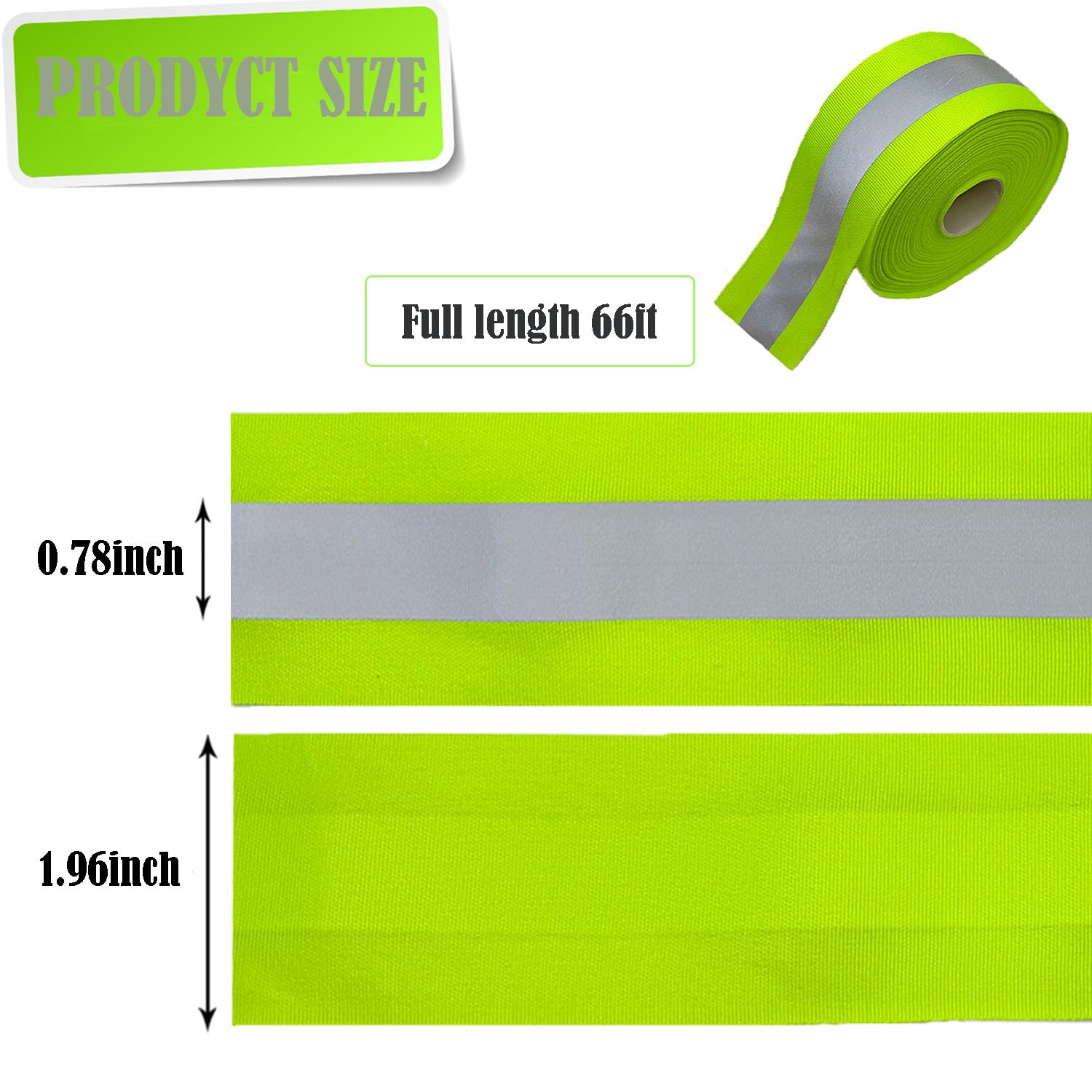 High Visibility Reflective Tape Strip 2