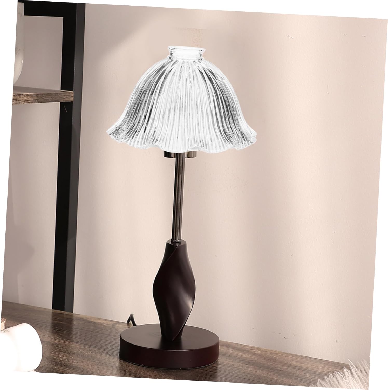 NUOBESTY Vintage Glass Pendant Light Shade Boho Style Lampshade for Bedroom Table Floor Wall Sconce Ceiling Light Chandelier Home Decor