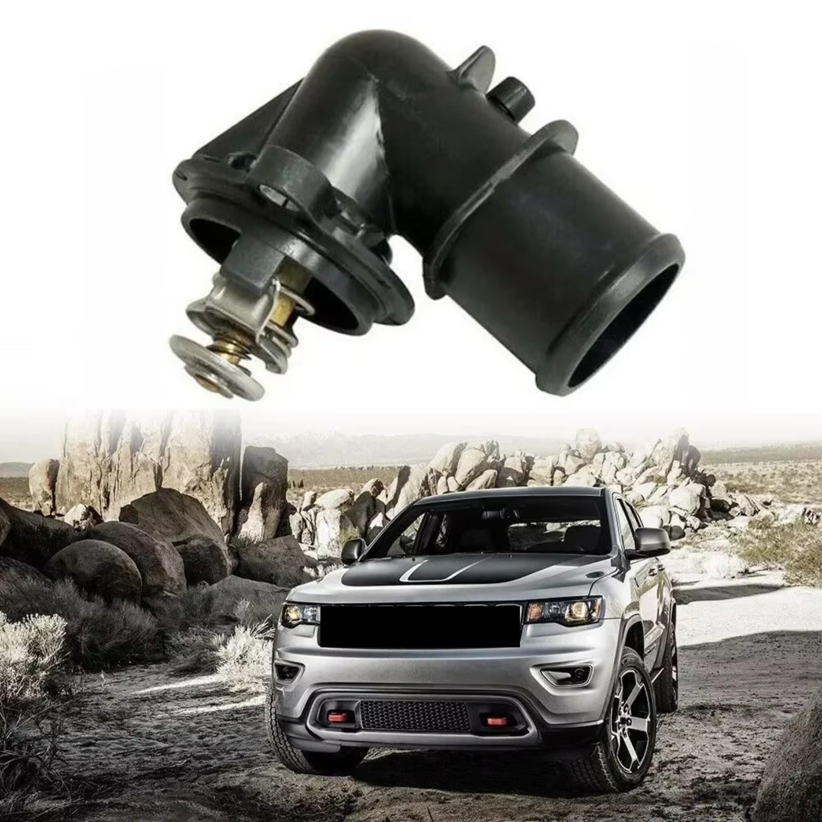 Termostato Per Auto 68253514 68253514AA Compatibile Con Jeep Per Grand Per Cherokee WK 3.0TD CRD 2011 2012 2013 2014 2015 2016 2017 2018 termostato refrigerante