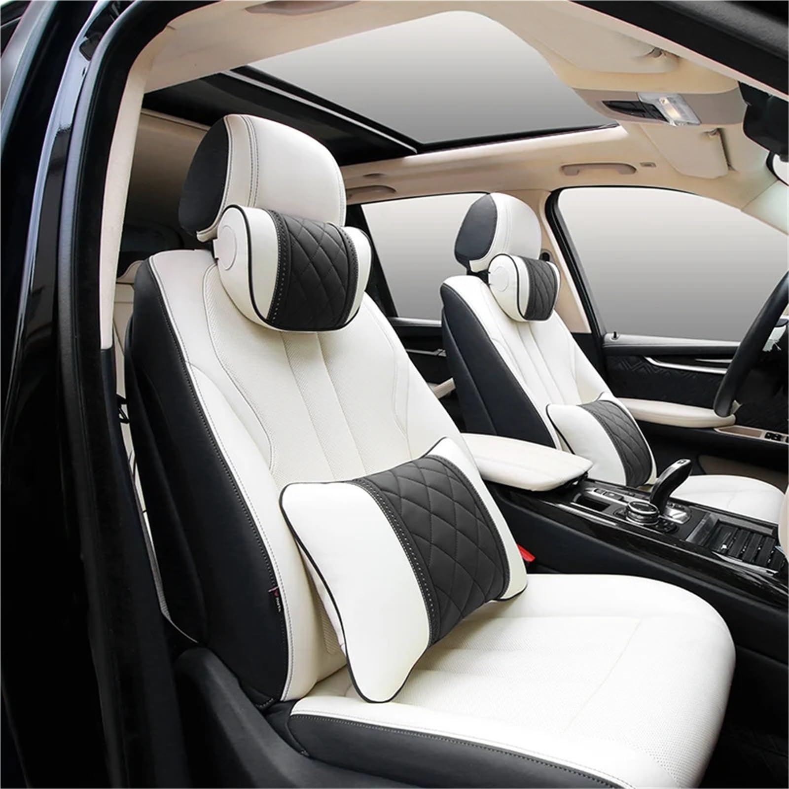 Car Pillow Driving Seat Adatto per Mercedes Adatto per Benz Adatto per Maybach Classe S Poggiatesta per auto Supporto per sedile posteriore Cuscino interno(15)