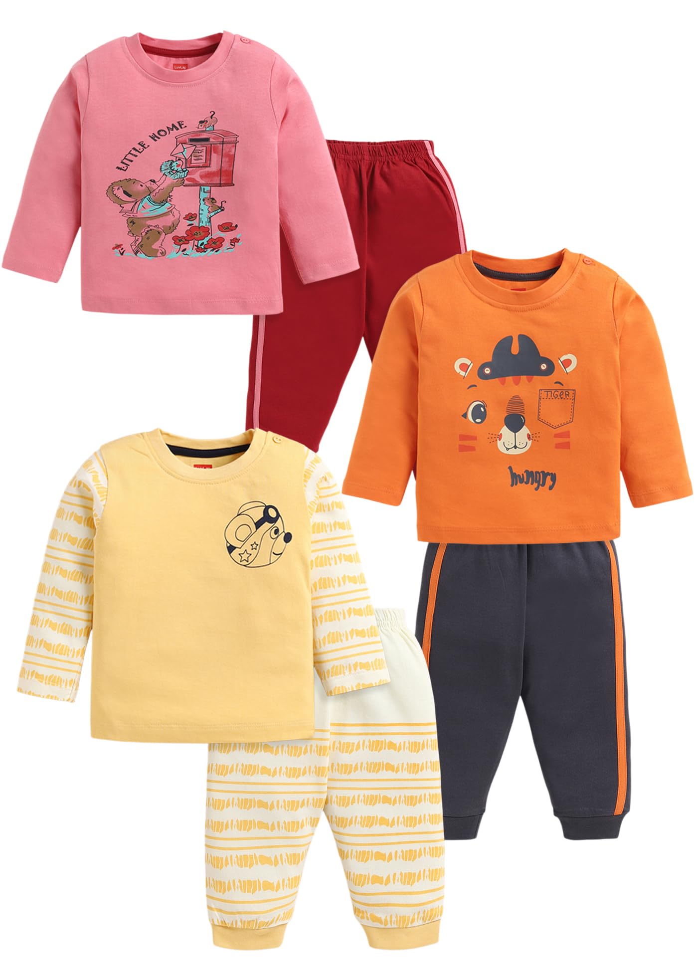 luvlap Baby Boys Baby and Toddler T-Shirt Set-picture-3