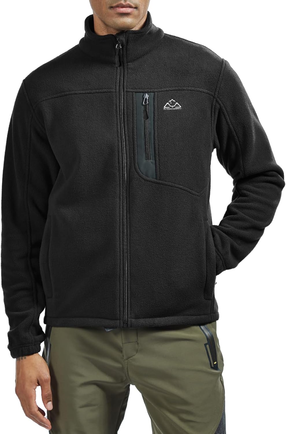 TBMPOY Men's Fleece Jackets Lightweight Full-Zip Fall Jacket Warm Winter Coats Outdoor Hiking with Pockets - Image 6