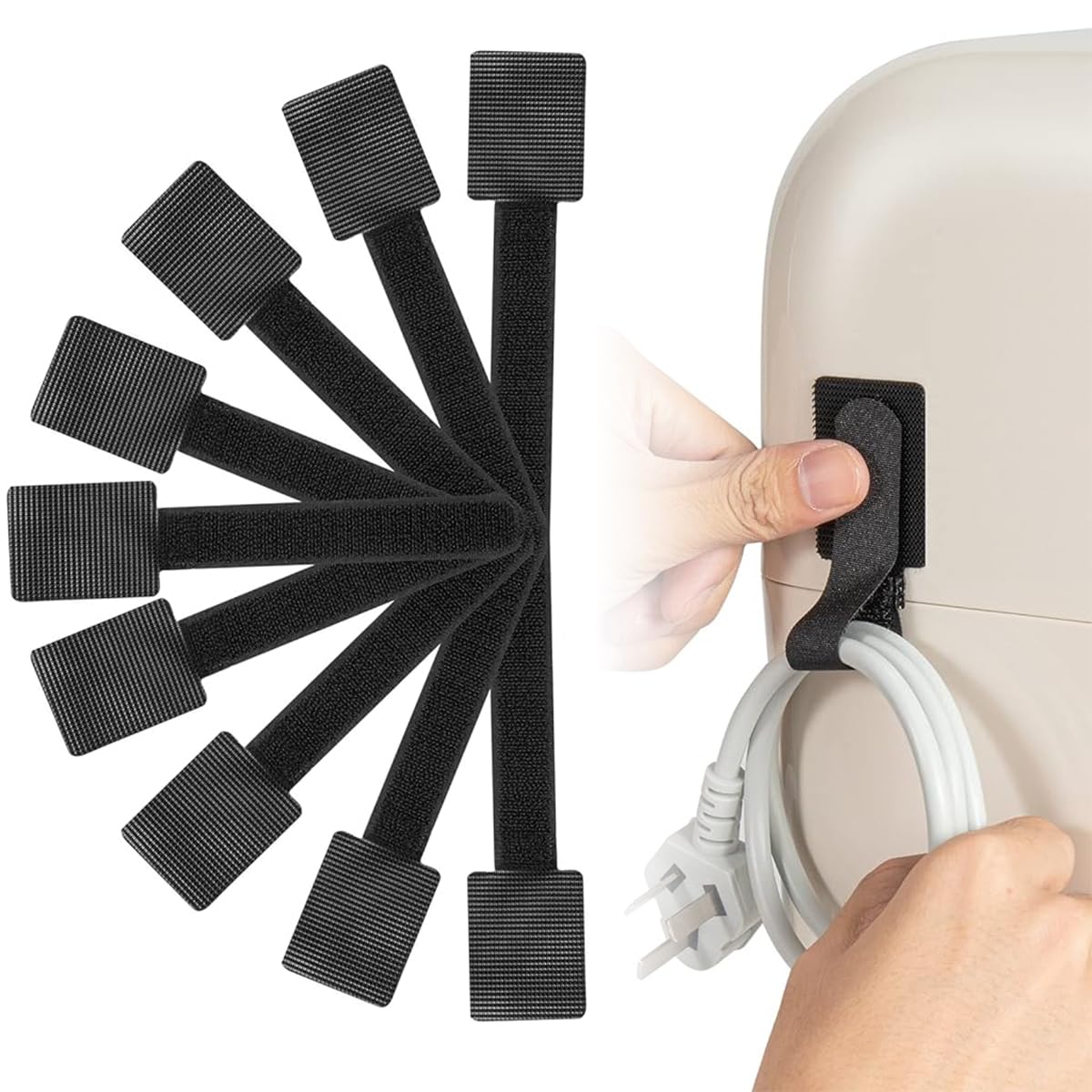 HASTHIP® 10Pcs Cord Organizer for Appliances, Appliance Cord Organizer, Cord Holder for Mixer, Coffee Maker, Blender, Air Fryer, Pressure Cooker and Other Kitchen Appliances (Black) (B0CS62JG2P) Amazon Price History, Amazon Price Tracker