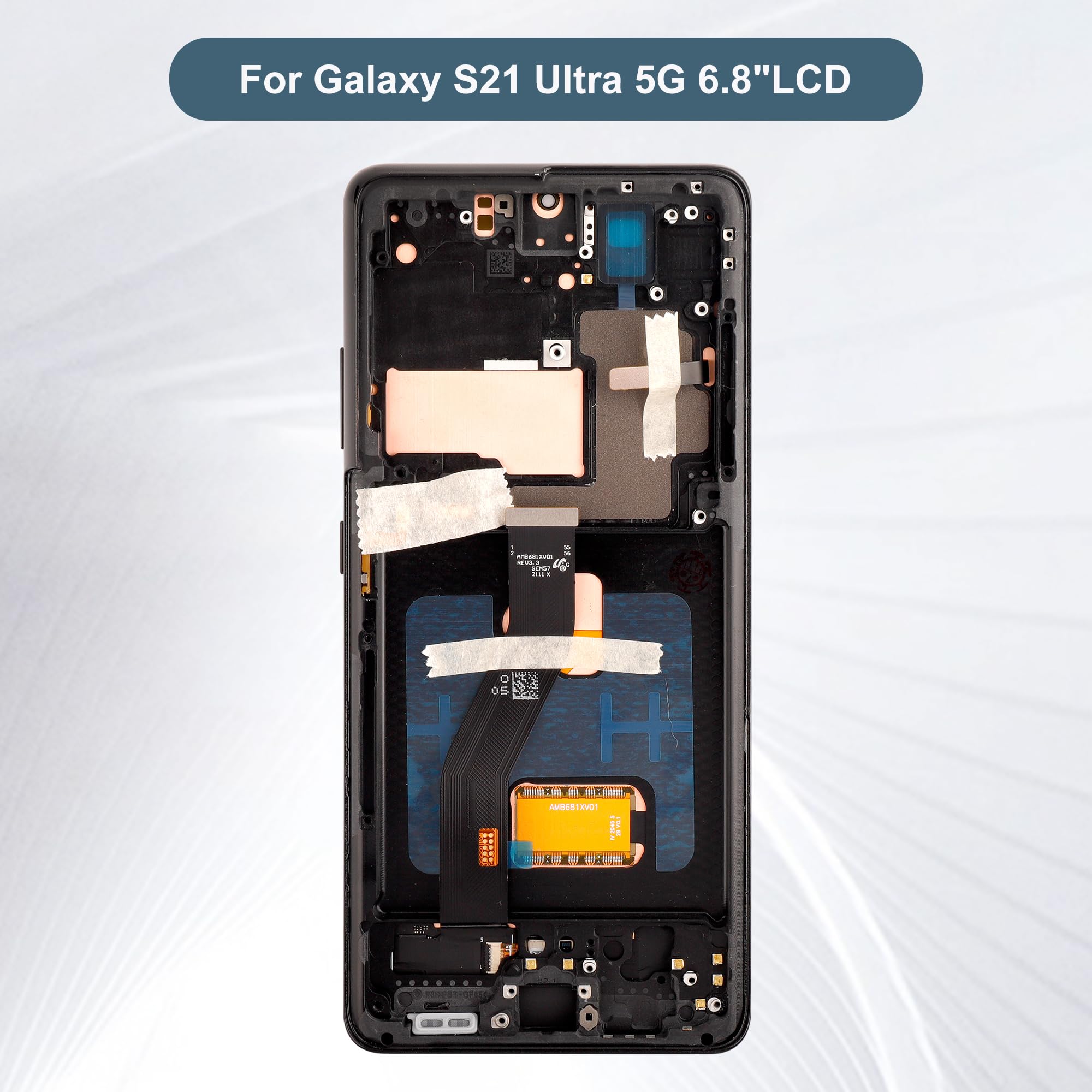 For Samsung Galaxy S21 5G SM-G991B 6.12 Inch TFT LCD Screen Digitizer Full Assembly With Frame, Not Supporting Fingerprint Identification (Silver - View #6