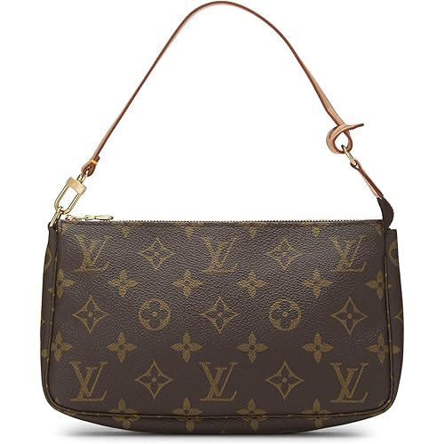 Louis Vuitton, Pre-Loved Monogram Canvas Pochette Accessoires, Brown