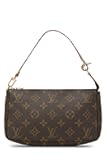 Pre-Loved Monogram Canvas Pochette Accessoires, Brown