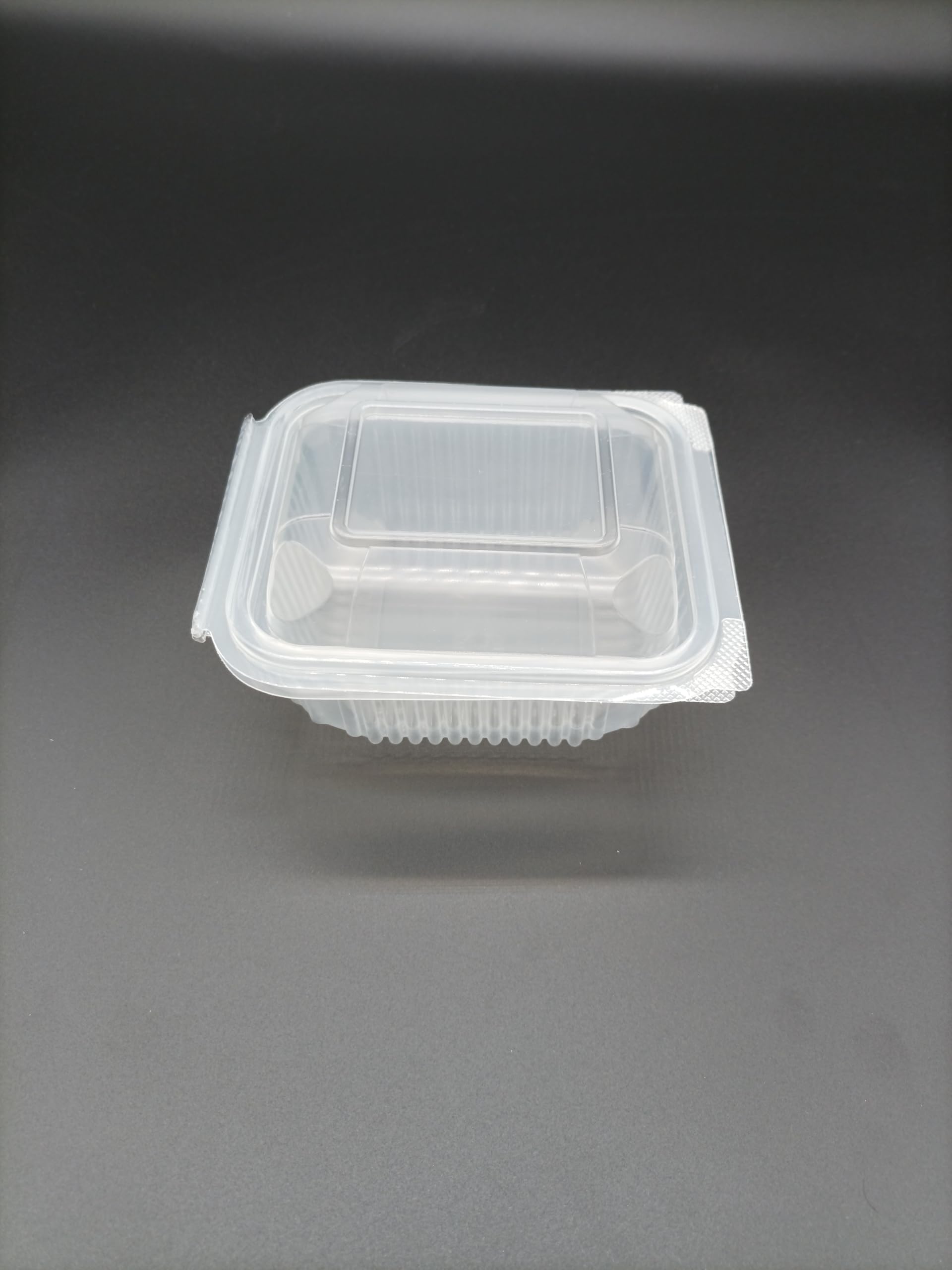 Générique 400 Barquettes Hermétiques Micro-ondables Transparentes 750 cc en Plastique Polypropylène (PP) avec Couvercle à Charnière