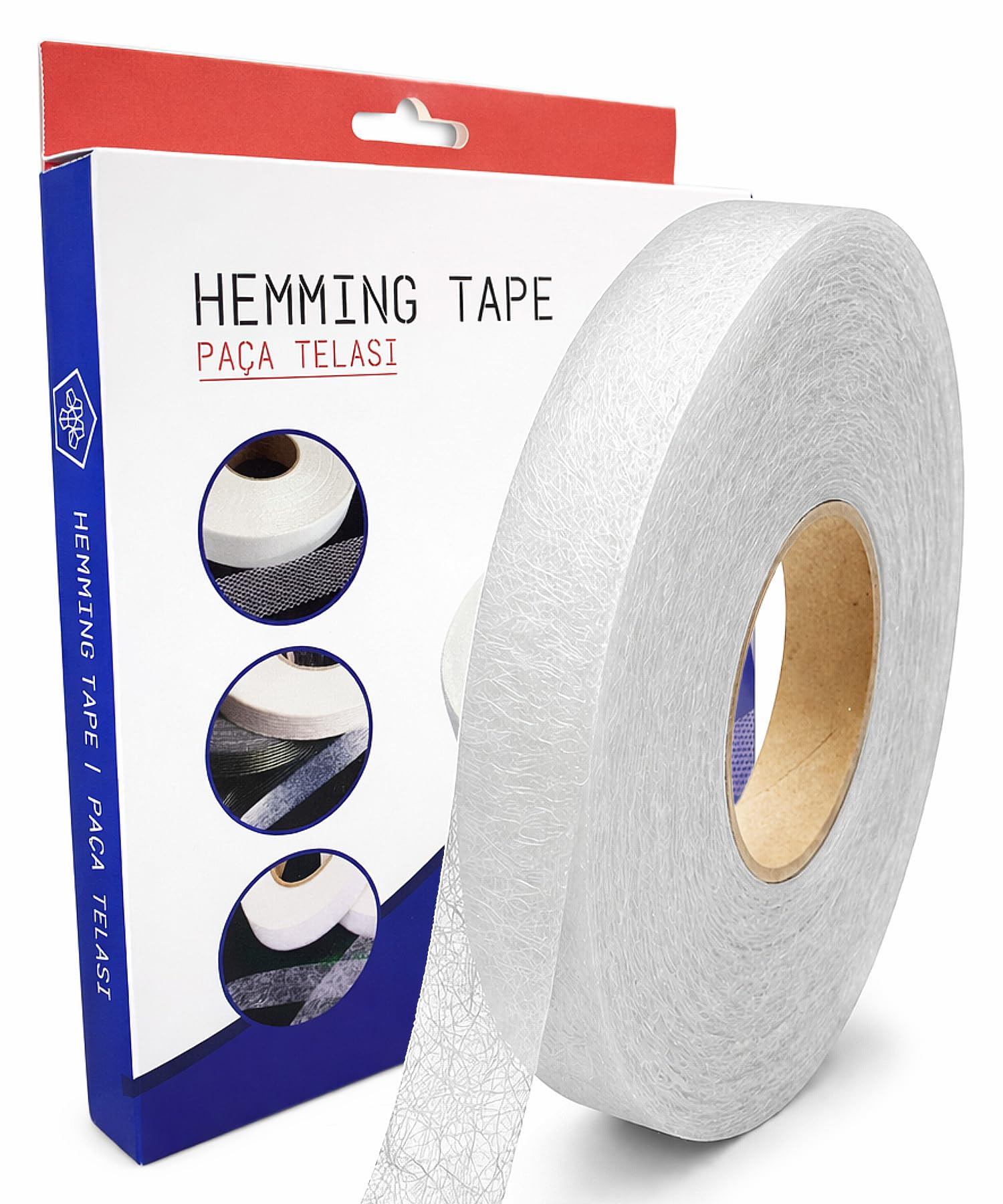 modern teknik tekstil Iron on Hemming Tape Double Side Fusible Web 0.75 in x 110 yd - No Sew Hem Tape for Pants, Drapes, Bridal Fabric - Extra Strong
