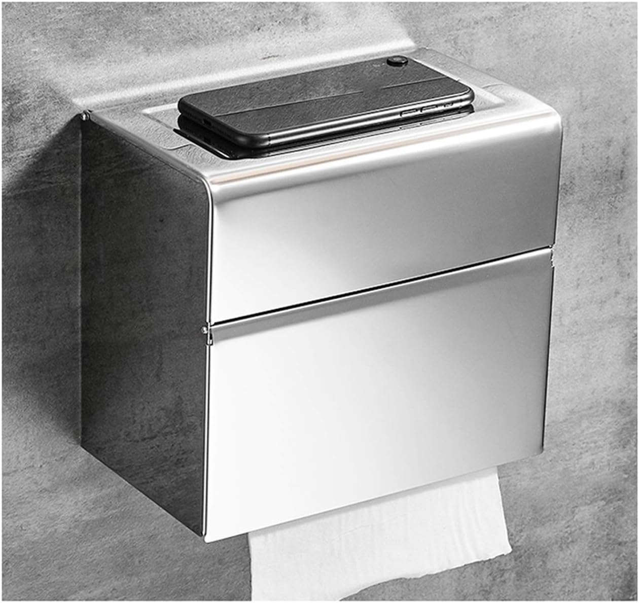 タオルレール ペーパータオルホルダー トイレット ペーパー ホルダー 壁掛け ステンレススチール トイレット ティッシュ ボックス 