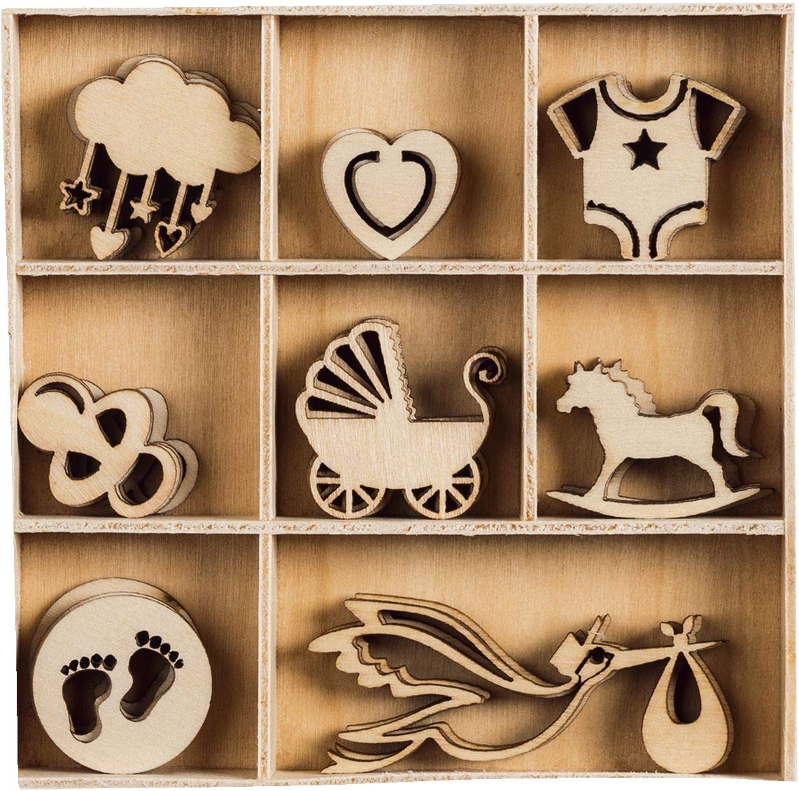 KNORR prandell Scattered Figurine Baby - 45 Pieces, Assorted