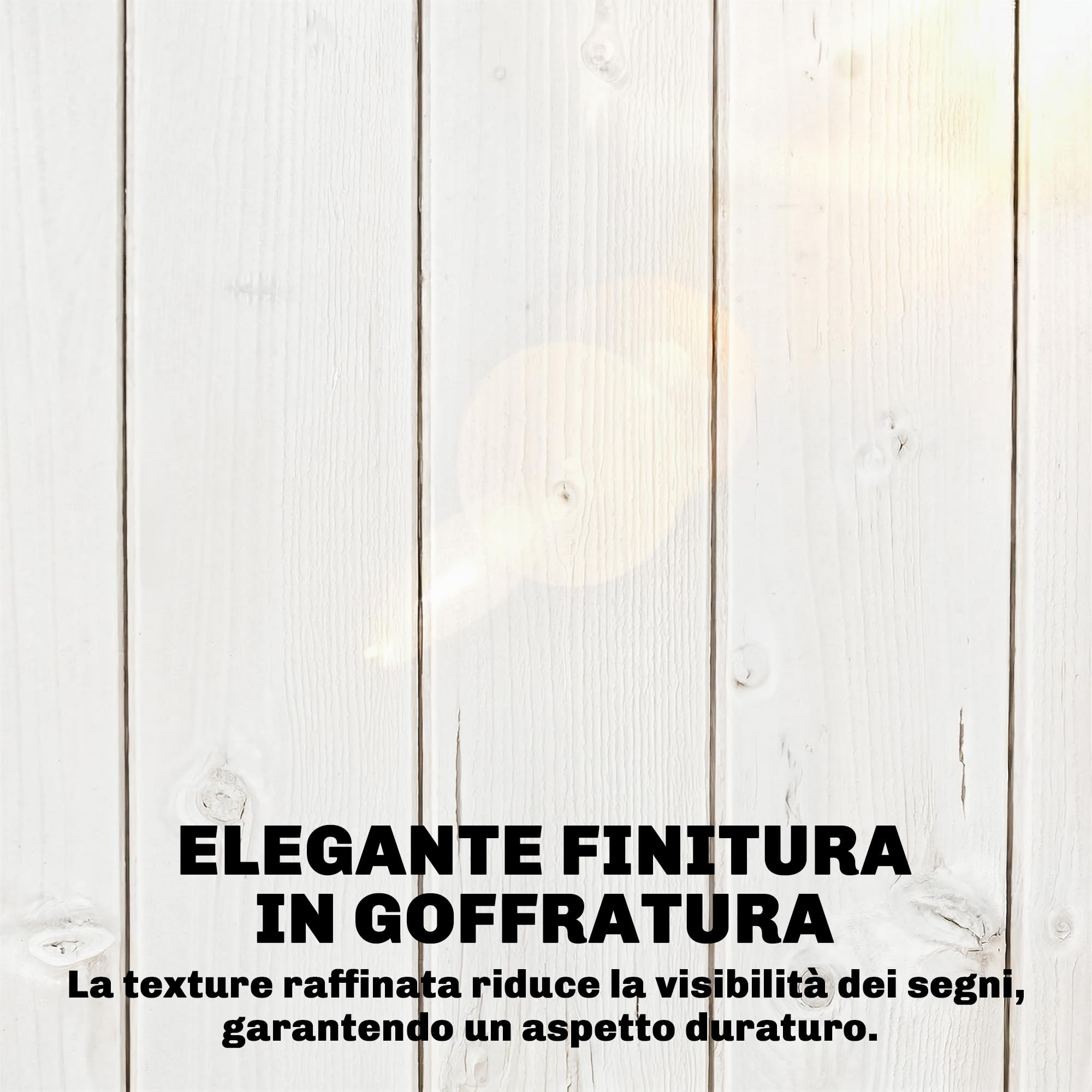 Outsunny Armadio da Giardino in Legno Alto, Casetta Porta Attrezzi da Esterno con Tetto Inclinato Zincato, Ripiani Regolabili, Prese d'Aria, Kit Antiribaltamento, 85x58x213cm, Finitura Goffrata Bianco