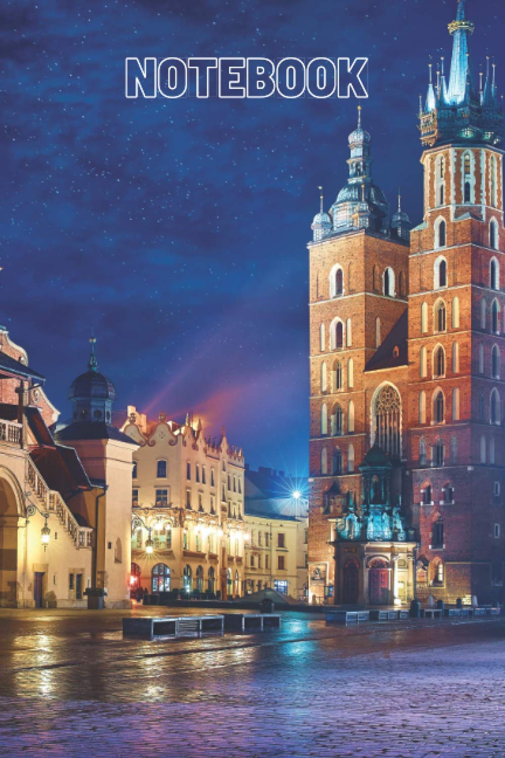 Krakow Notebook: blank lined composition journal