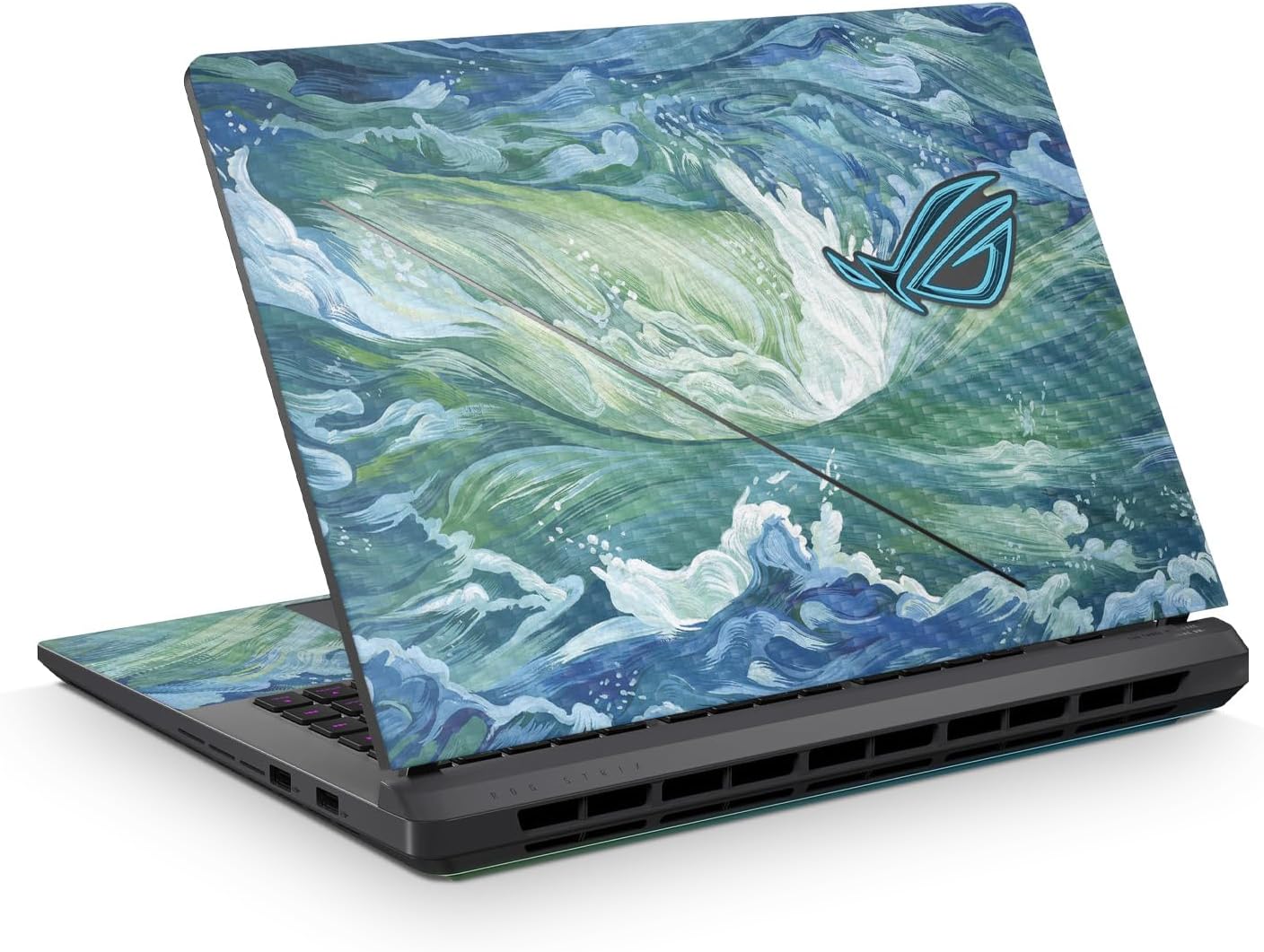 Laptop Skin Compatible with Asus TUF Gaming A14 (2026) - Angry Ripple - Premium 3M Vinyl Protective Wrap Decal Cover - Easy to Apply | Crafted in the USA by MightySkins