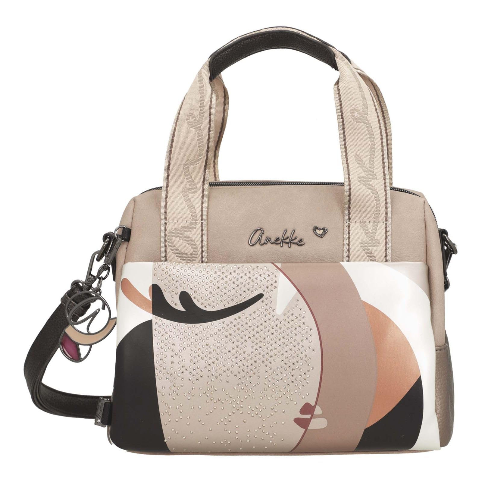 Anekke bolso bandolera Muse Eikon Short Handle Bag Multicolor marrón topo