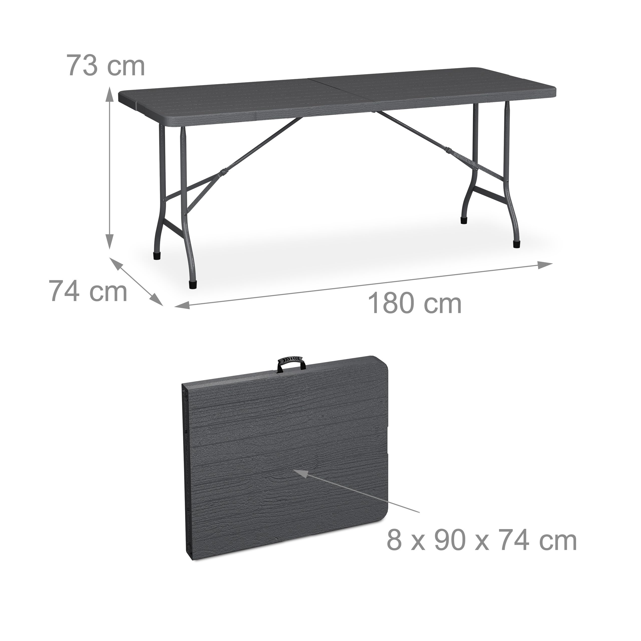 Relaxdays inklapbare tuintafel, HBD Relaxdays inklapbare tuintafel, HBD