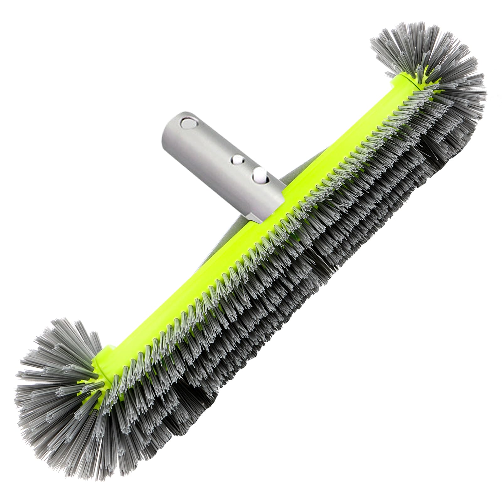 Brosse de nettoyage pour piscine 43 cm Poils avant Clip EZ Poignée aluminium