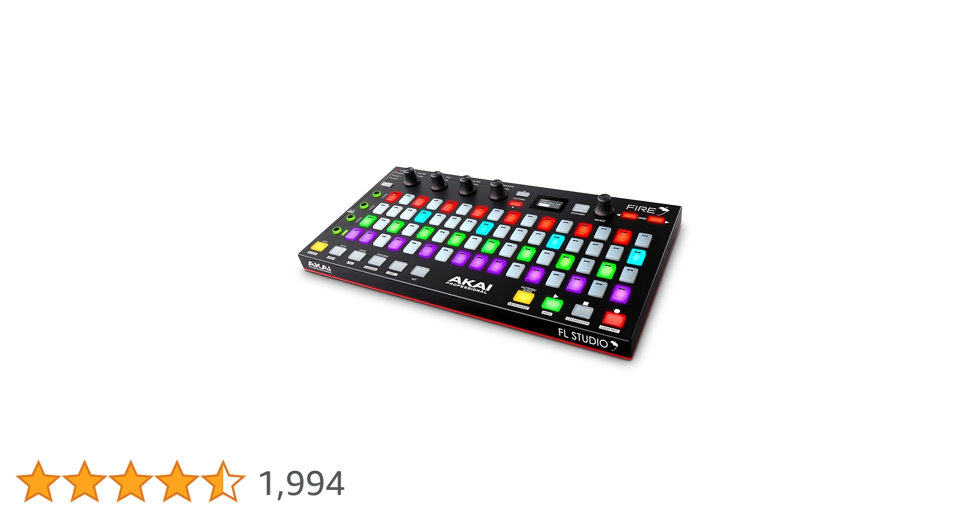 AKAI FIRE MIDIコントローラー AKAI Professional Fire - Powerful MIDI Controller for FL Studio