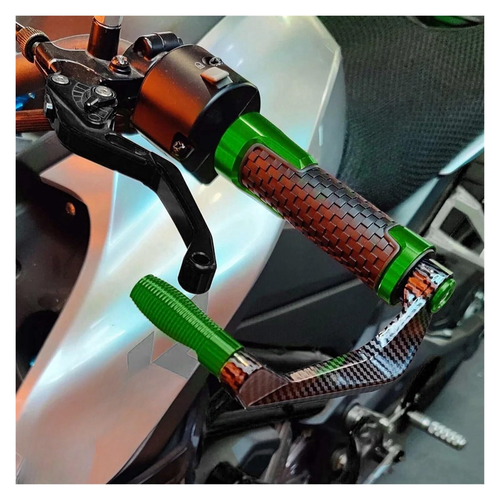 Per Kaw&asaki Z500 Nin&ja 500 Ninja500 Z 500 SE 2024 2025 Accessori Per Moto Manubrio Freno Frizione Leva Paramani Protettore Manubrio Protezione Paramani
