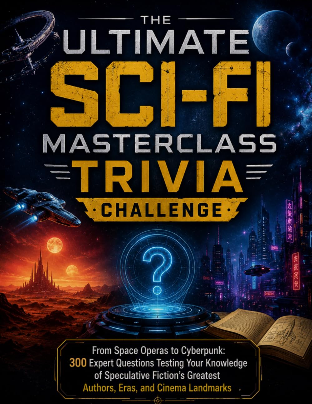 The Ultimate Sci-Fi Masterclass Trivia Challenge: From Space Operas to Cyberpunk: 300 Expert Questions Testing Your Knowledge of Speculative Fiction's Greatest Authors, Eras, and Cinema Landmarks