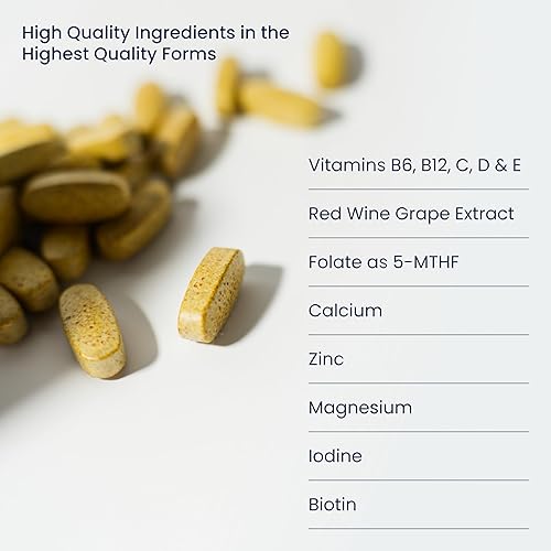 Miniatura 5 de Multivitamínico, mineral y antioxidante Plus - Multivitamínico para hombres y mujeres con nutrientes vitales, vitamina C, vitamina D y vitamina E,