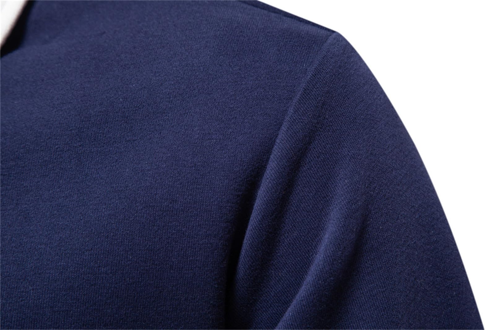 Herren Polo Shirt Langarm Einfarbig Tshirts Freizeit Unterhemd Langarmshirts Baumwoll Funktionsshirts Casual Tshirt Modisch Freizeitshirts Business Sweatshirts Lässig T-Shirts für Urlaub