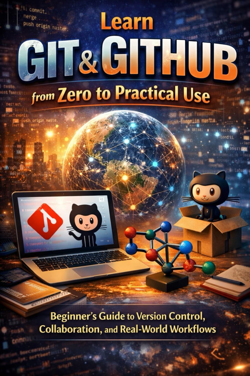 Learn Git & GitHub from Zero to Practical Use: Beginner’s Guide to Version Control, Collaboration, and Real-World Workflows