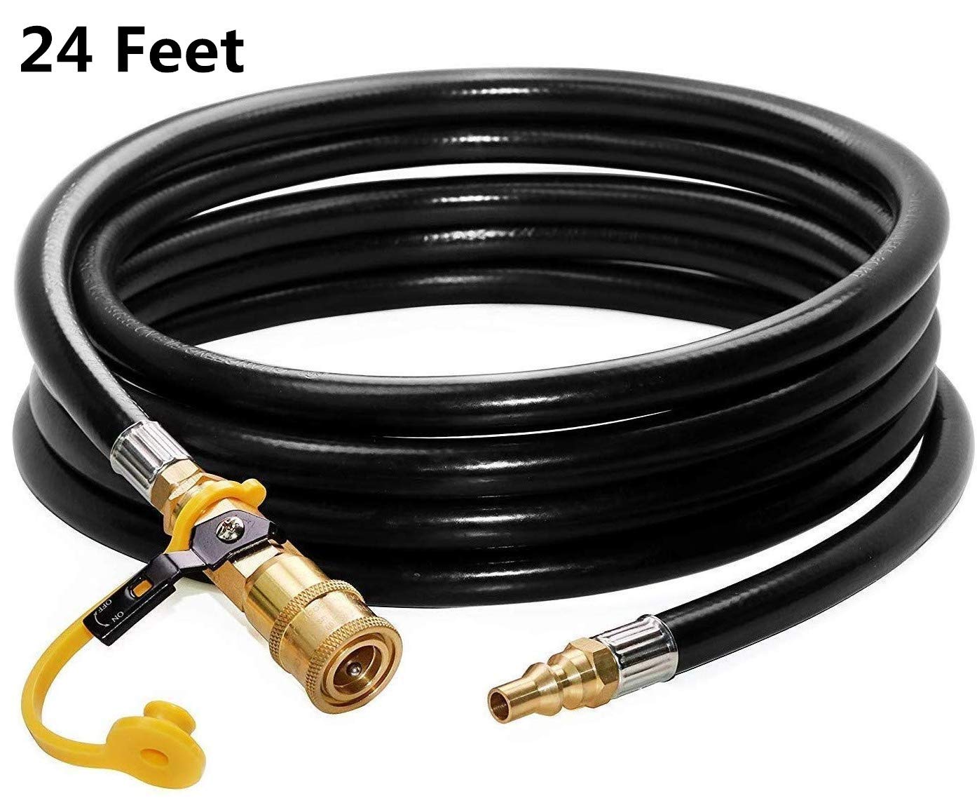 Buy DOZYANT 24 feet Low Pressure Propane QuickConnect Hose, RV Quick